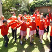 Celebrating a good Ofsted report, June 2009