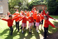 Celebrating a good Ofsted report, June 2009