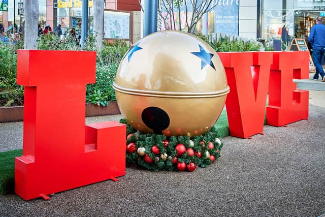 Rushden Lakes is decked out ready for the Christmas celebrations