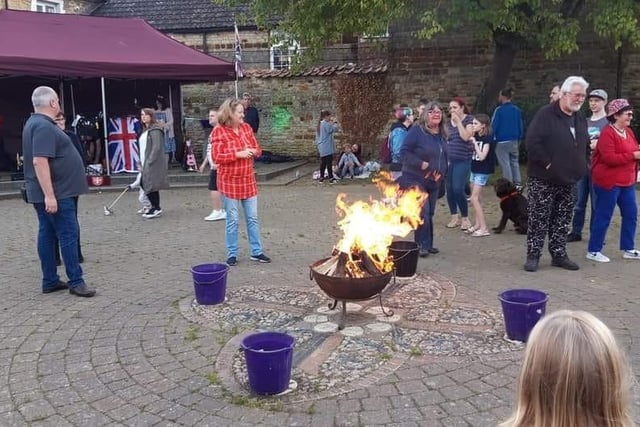 Millennium Gardens in Burton Latimer for some music, dancing, beacon lighting and toasting of marshmallows!