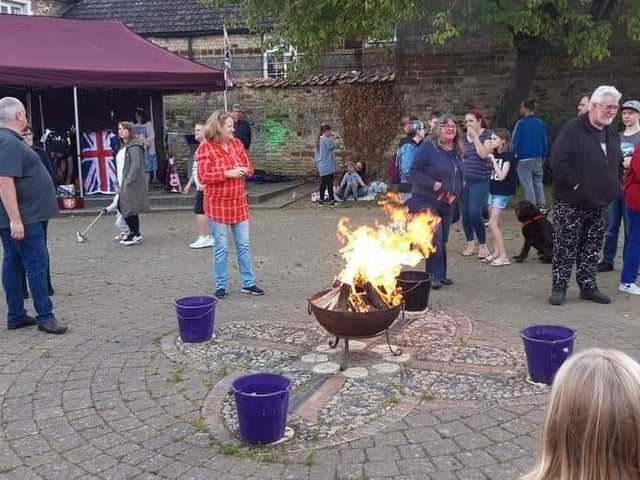 Millennium Gardens in Burton Latimer for some music, dancing, beacon lighting and toasting of marshmallows!