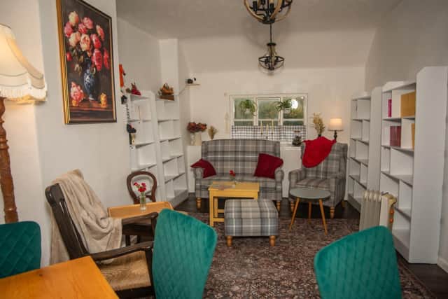 Our upstairs room - open to everyone or available to book.