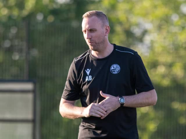 Andy Burgess is please with the direction AFC Rushden & Diamonds are going in pre-season. Picture courtesy of Hawkins Images