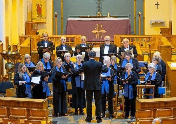 The choir's performance in St Barnabas Church in December last year