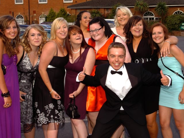 The year 13 prom in July 2010 at Corby Holiday Inn
