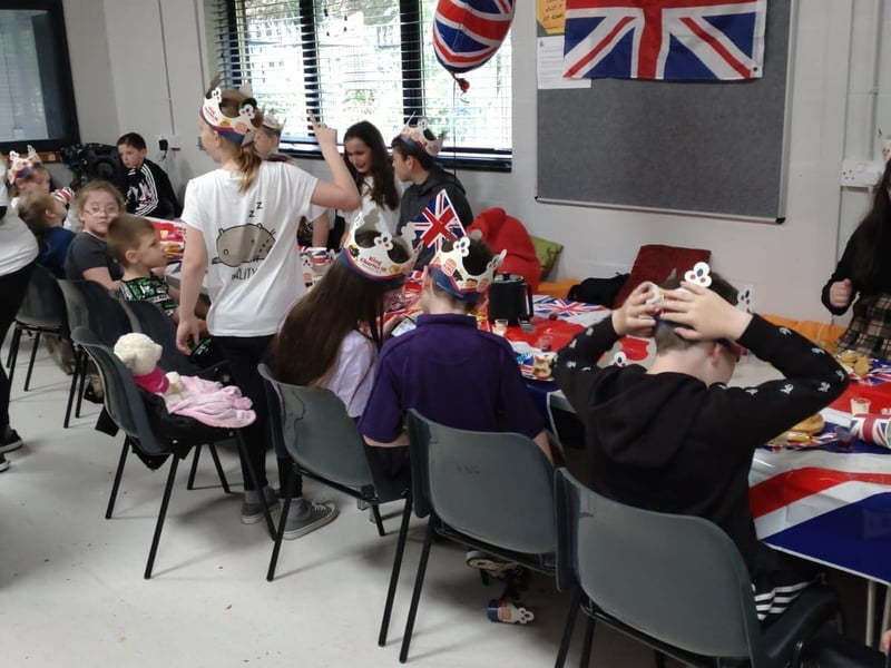 Hazel Leys Happening Youth Hub surprise Coronation party