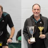 Andy Trott won the men's singles title. Picture by Chris Haynes photography