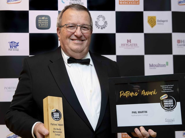 Phil won the second surprise award of the evening and told this newspaper: “I feel honoured and surprised, almost speechless. Took me a second or two to actually discover who they were referring to and I’m absolutely delighted. I love working for the sector. I've worked for it for many, many years and I just love it.” Phil has been the curriculum manager for culinary arts, and travel and tourism at Northampton College for the past eight years – but has worked in the hospitality sector for almost 50 years now. He added: “It’s wonderful year after year. I’ve taught so many people, worked with so many people. It’s not just about me, it’s the staff and my team.”