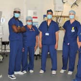 Some of the colo-rectal surgery team involved in the new procedure