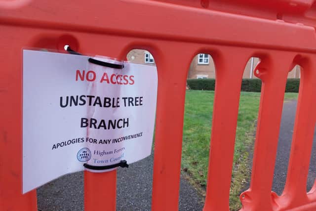 The area is closed to the public