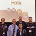 NSRA representatives delivering the first assembly at Brooke Weston Academy in Corby earlier this month