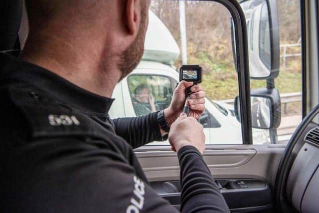 The patrols were carried out between junctions 15 and 18 on both carriageways of the M1 in Northamptonshire.
