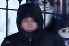 CCTV image released by Northants Police from School Lane, Kettering/Northants Police