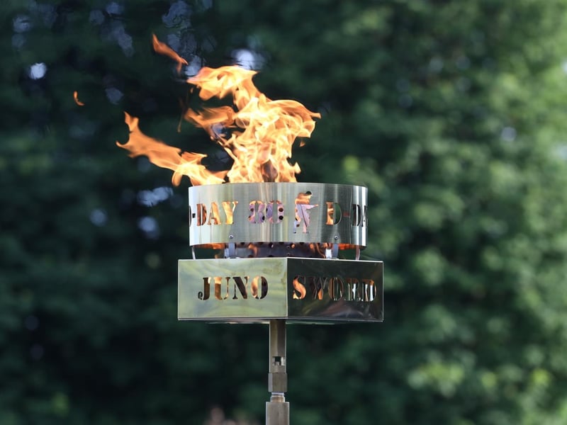 Kettering:  D-Day commemoration at Wicksteed Park and lighting of the beacon to mark the 80th anniversary of the Normandy landings / National World