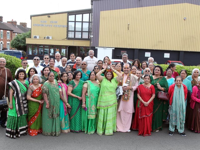 Hindu Mandir temple, in Wellingborough, parade to raise funds 2016