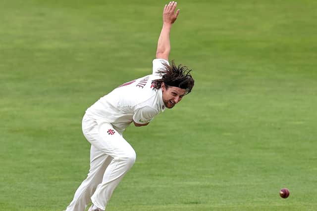 Jack White could be back in first team action for Northants for next week's trip to Derbyshire