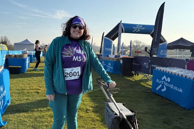 Anji will aim to walk the marathon in under ten hours