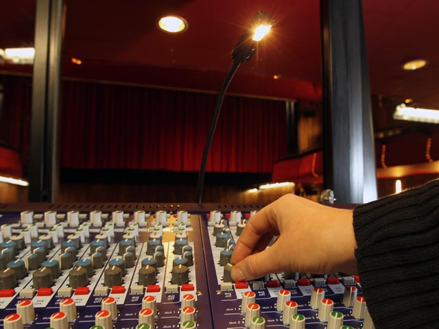 Light and sound box at The Core (November 2010)