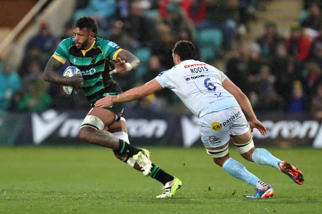 Courtney Lawes was back in action for Saints (photo by David Rogers/Getty Images)