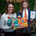 DWSM - Aimee Hindwood with Poppy and her winning entry and prize