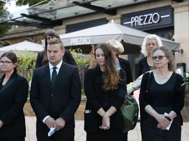 Kettering town and unitary councillors pay their respects
