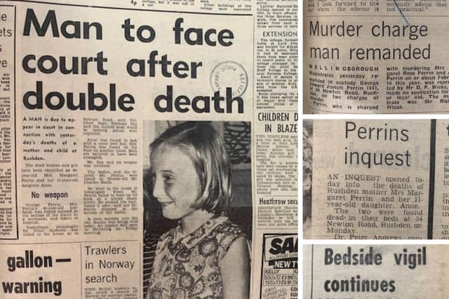 Some of the Evening Telegraph reports following the tragic deaths of Margaret and Anne Perrin in Rushden