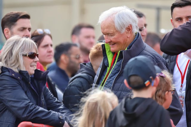 Heroes of yesteryear including ex-Poppies manager Ron Atkinson were on hand for the big day