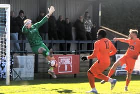 Corby Town on the attack in their loss at St Neots Town (Picture: David Tilley)