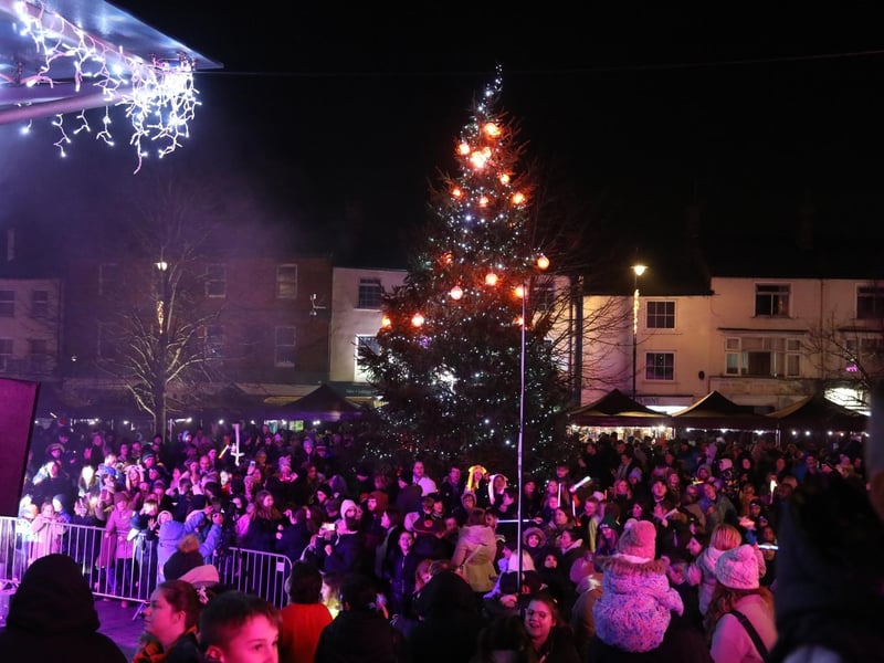 PICTURE SPECIAL: Kettering Christmas lights switch on event 2024