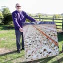 Bedfordia Lt planning application:  L-r Richard Scarfe and Roger Barnes from the Cluck Off campaign/IMG