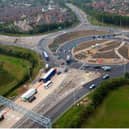 Chowns Mill Roundabout A45/A6 junction 18