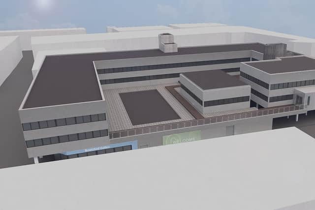 The huge concrete building in Corby, that has been mostly empty for several years, will be transformed over the next few months in a state-of-the art sixth form campus