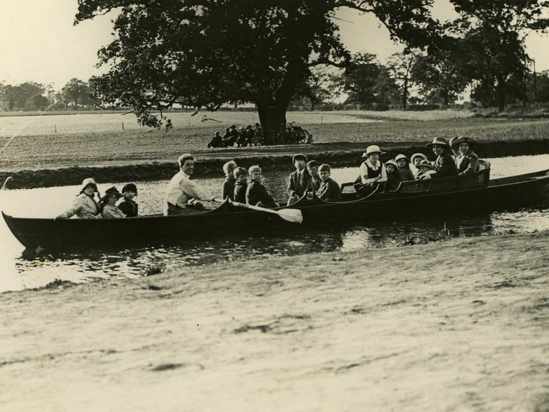 Wicksteed Park boating on the lake