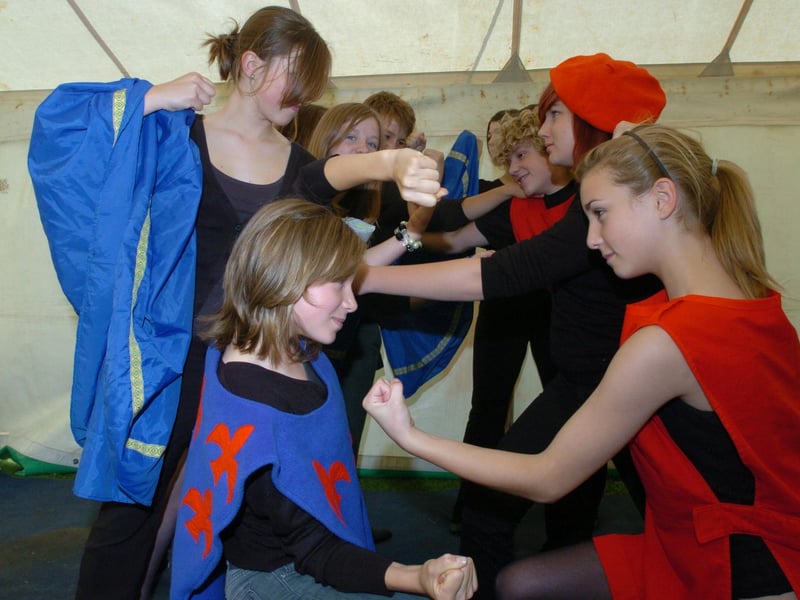 The year nine drama class from Prince William School put on a traditional french play.