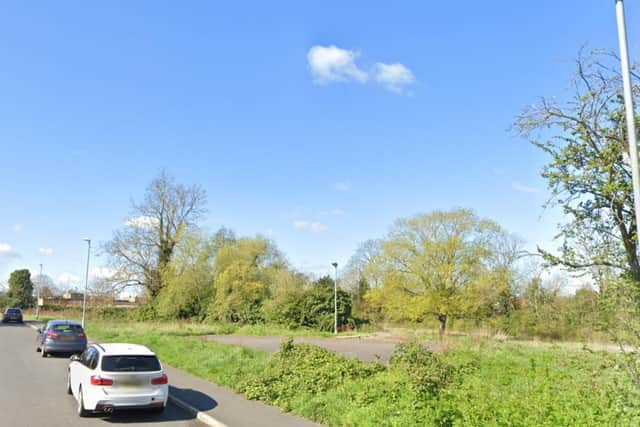 View from where the access road into the new residential site would be positioned, on Catlin Way.Credit: Google Maps