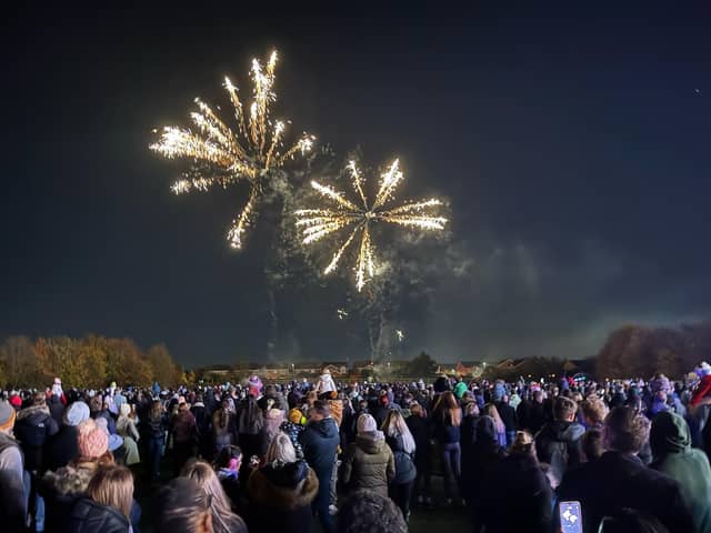 Fireworks displays will be taking place across Northamptonshire (file picture)