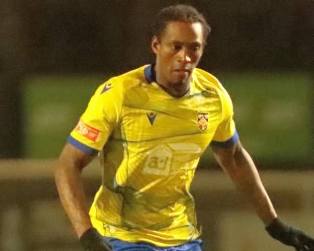 Nile Ranger las left Wellingborough Town after spending three months with the club (Picture: Rob Webb)