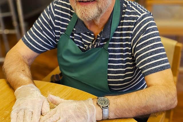 Celebrating 'Real Bread Week' at Elm Bank Care Home in Kettering.