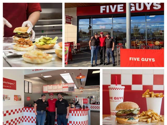 Five Guys is celebrating five years at Rushden Lakes