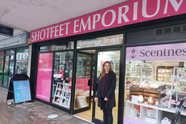 Tracy Conway, owner of Shotfeet Emporium.