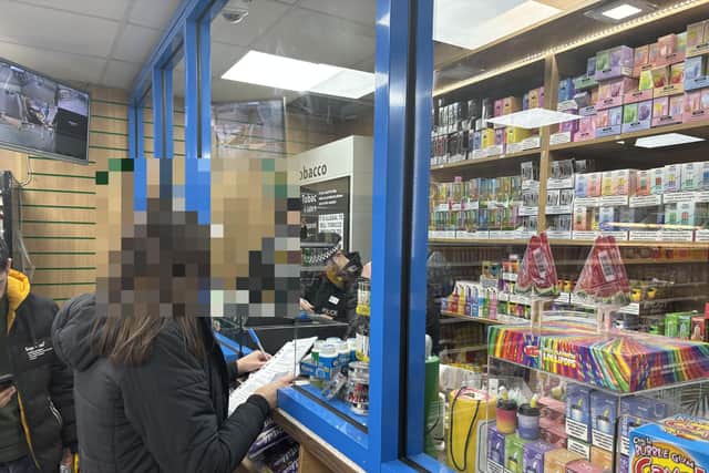 Shop workers spoke to trading standards operatives inside the shop. Image: National World