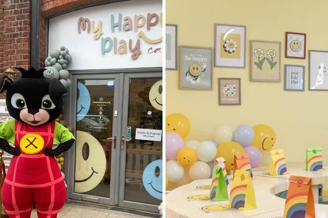 Bing was among the guests at My Happy Play Cafe when it opened in Wellingborough