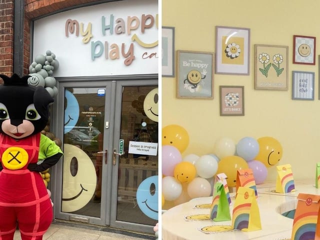 Bing was among the guests at My Happy Play Cafe when it opened in Wellingborough