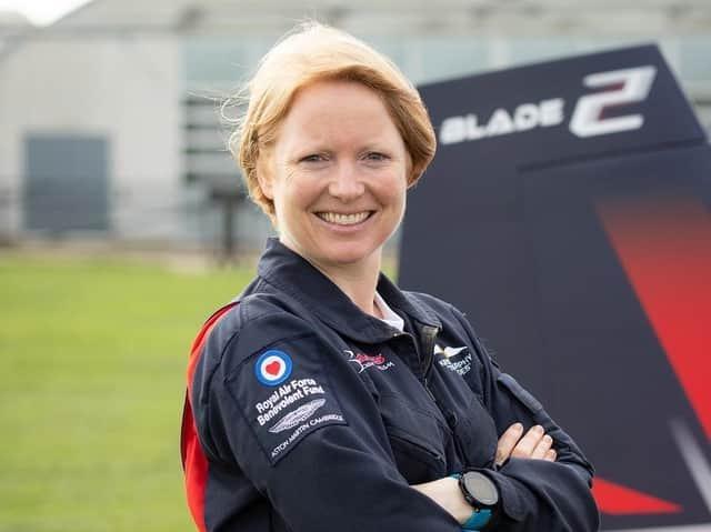 The Blades pilot Kirsty Murphy was named on the Queen's Birthday Honours List in 2021 and was awarded an MBE. Kirsty broke the glass ceiling for women in the Red Arrows when she joined in 2009 and went on to perform 136 public displays and 133 flypasts in 11 countries.
