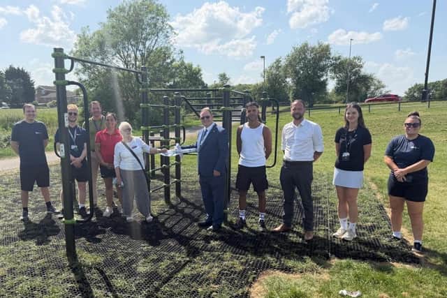 A new calisthenics rig is now in place at Queensway Park