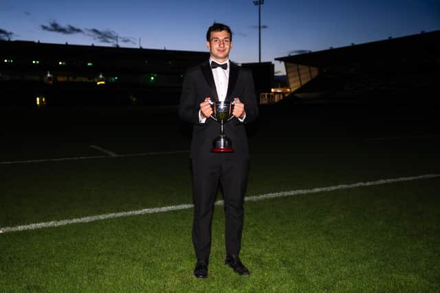 Edoardo Todaro was named supporters' player of the season (picture: Northampton Saints)