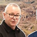 L-r Lee Barron MP for Corby and East Northants and Cllr Martin Griffiths leader of North Northants Council/IMG .