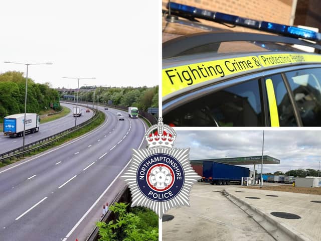 Northants Police carried out checks on commercial vehicles using the A14 and A6 last week