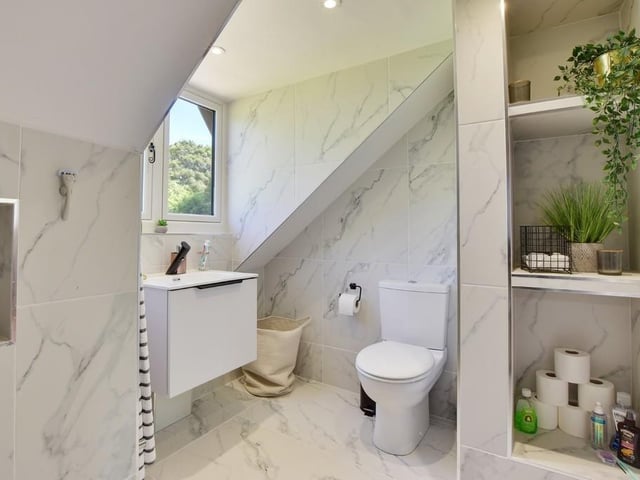 This home is on the market for a guide price of £1 million and comes with the potential to extend.