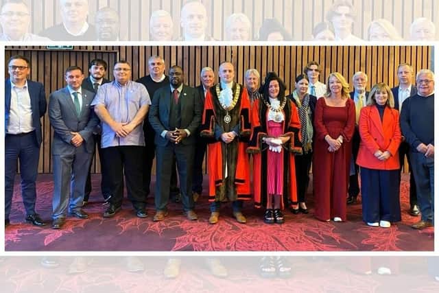 The newly elected Corby Town Council